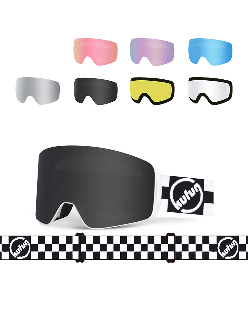 Ski Wear Magnetic Interchangeable Lens Unisex Ski Goggles