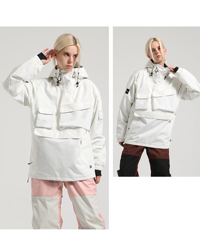 Ski Wear Multi-pocket Cargo Unisex Ski Jacket