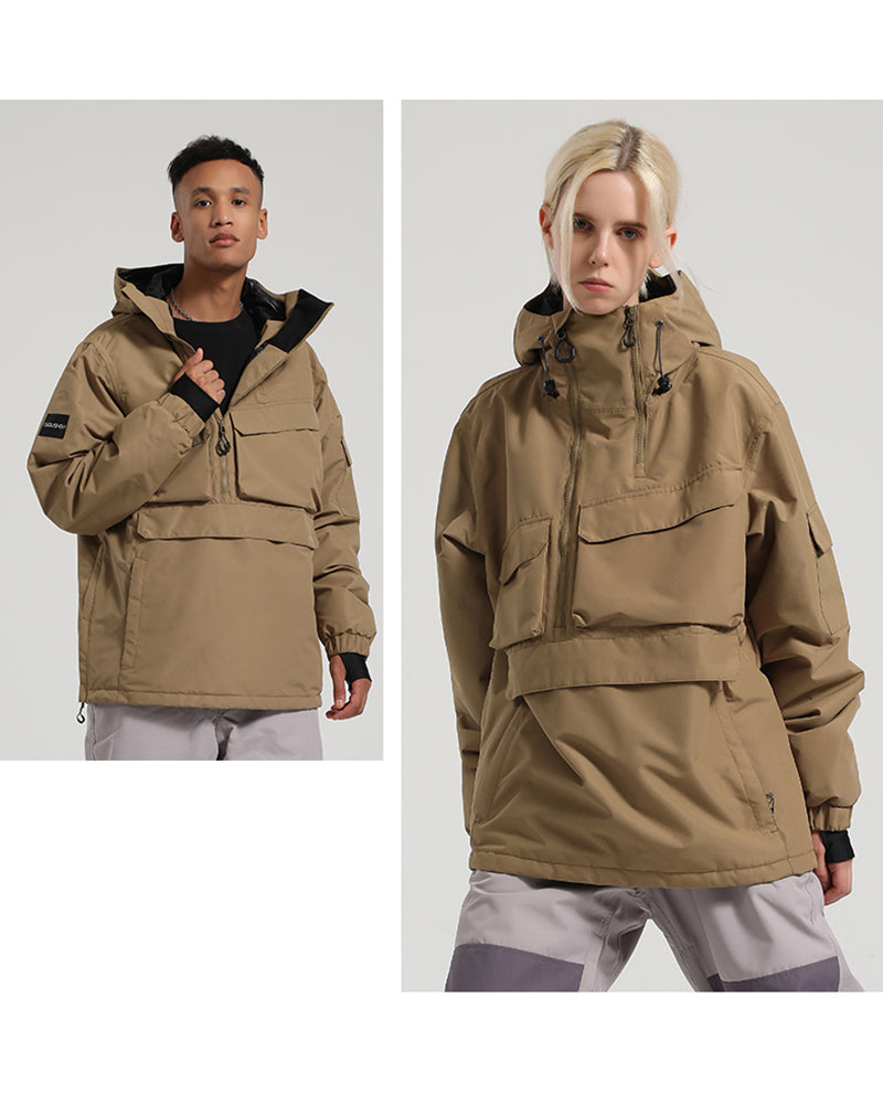 Ski Wear Multi-pocket Cargo Ski Jacket - Unisex
