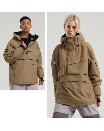 Ski Wear Multi-pocket Cargo Ski Jacket - Unisex