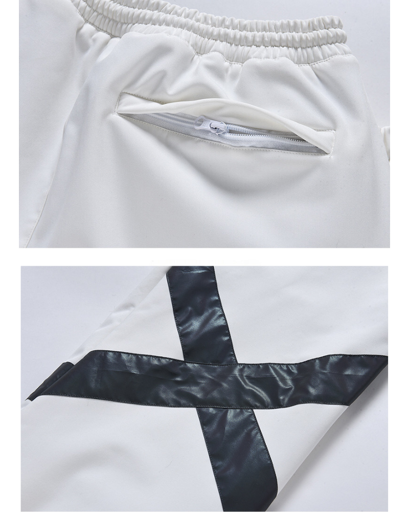 Ski Wear Neon Reflective Baggy Snow Pants -Unisex