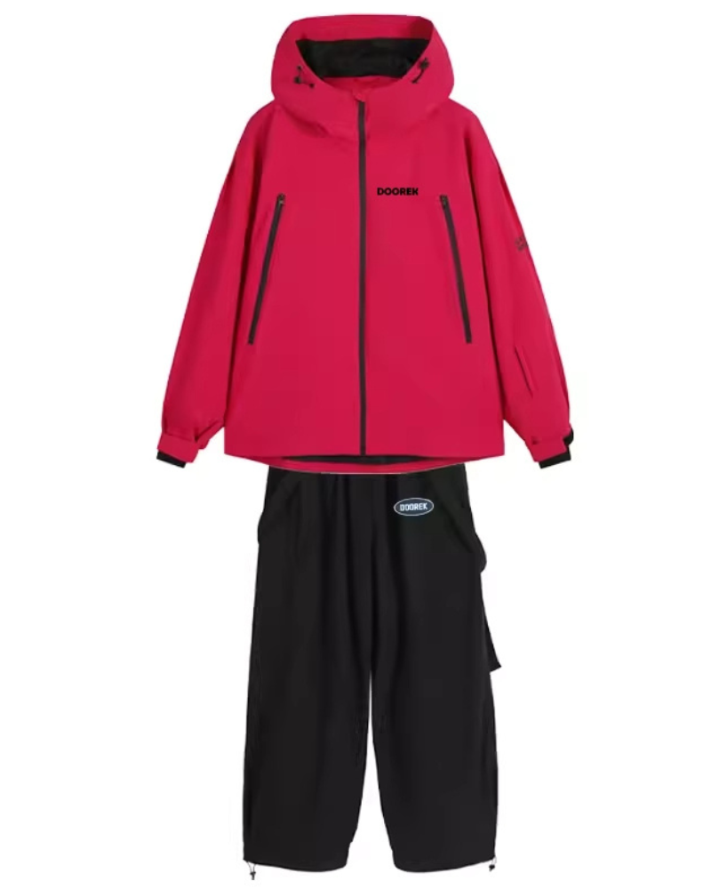 Ski Wear Snowboarding Unisex 3L Windproof Snow Suit