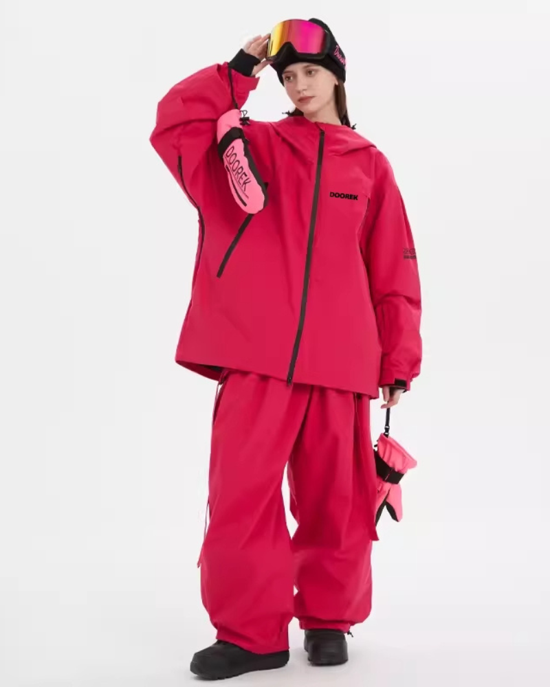 Ski Wear Snowboarding Unisex 3L Windproof Snow Suit