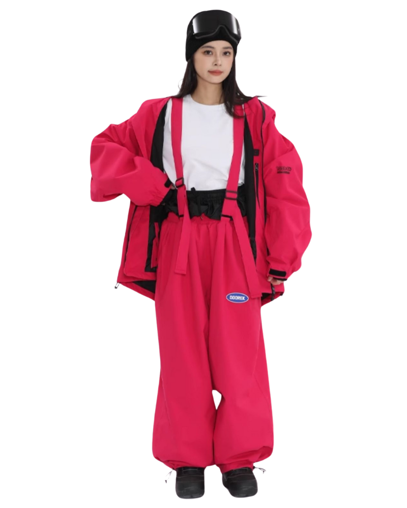 Ski Wear Snowboarding Unisex 3L Windproof Snow Suit