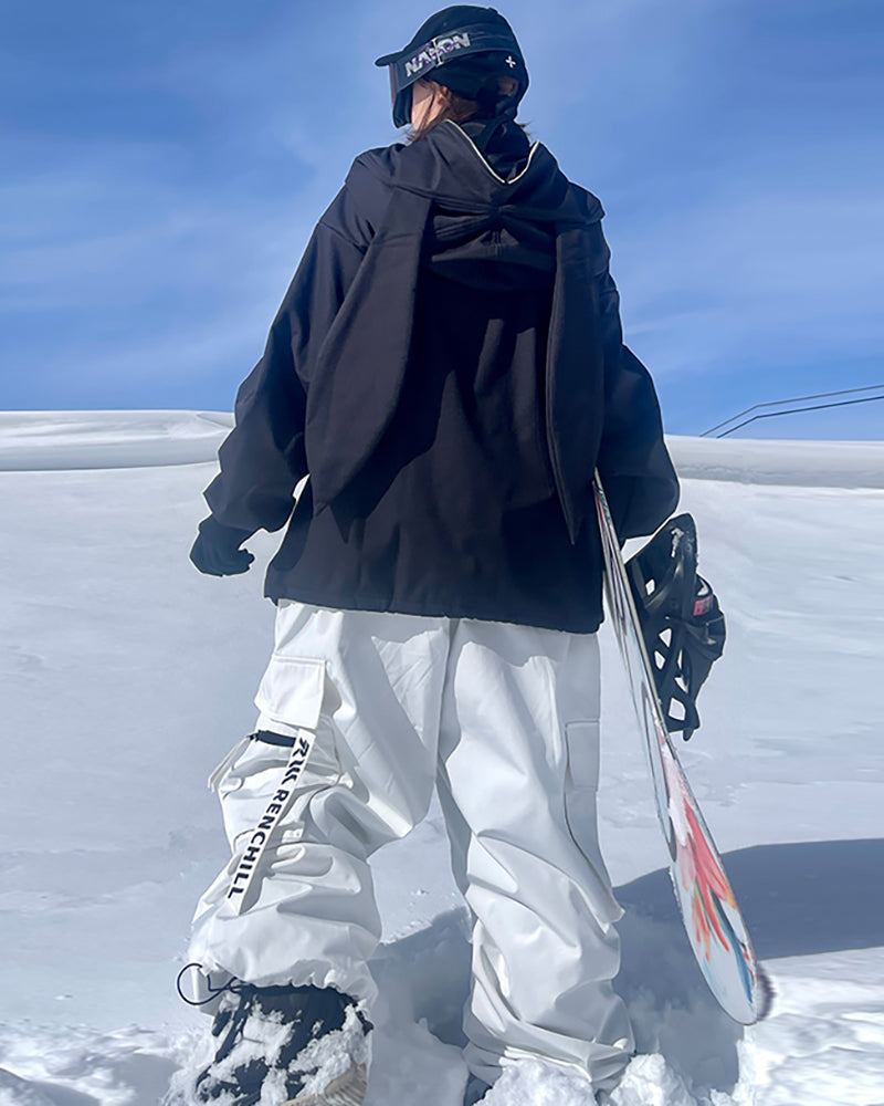 Ski Wear Outdoor Adorable Bunny Ears Warm Hoodie -Unisex
