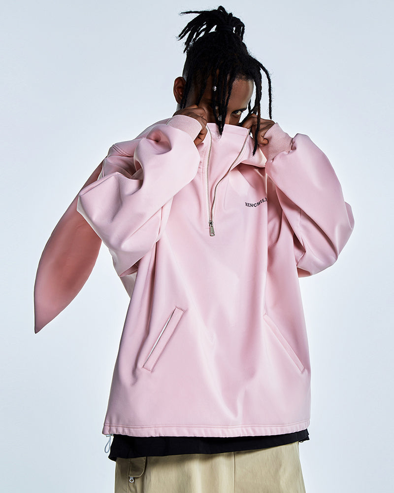 Ski Wear Outdoor Adorable Bunny Ears Warm Hoodie -Unisex