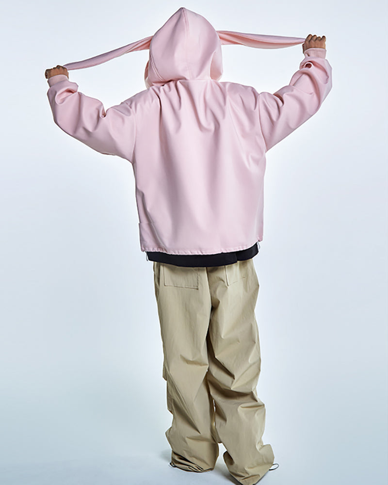 Ski Wear Outdoor Adorable Bunny Ears Warm Hoodie