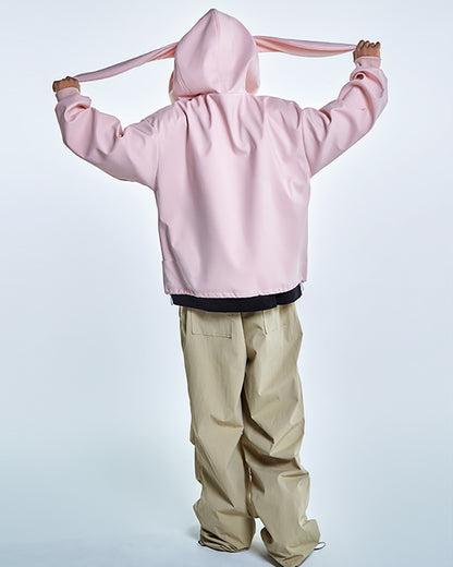 Ski Wear Outdoor Adorable Bunny Ears Warm Hoodie -Unisex