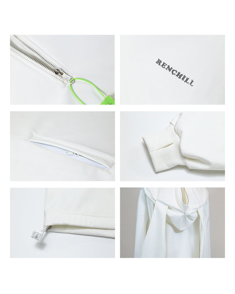 Ski Wear Outdoor Adorable Bunny Ears Warm Hoodie -Unisex