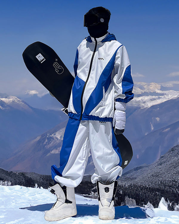 Ski Wear Outdoor  Patchwork Unisex Snow Jacket&pants (Sold Separately)