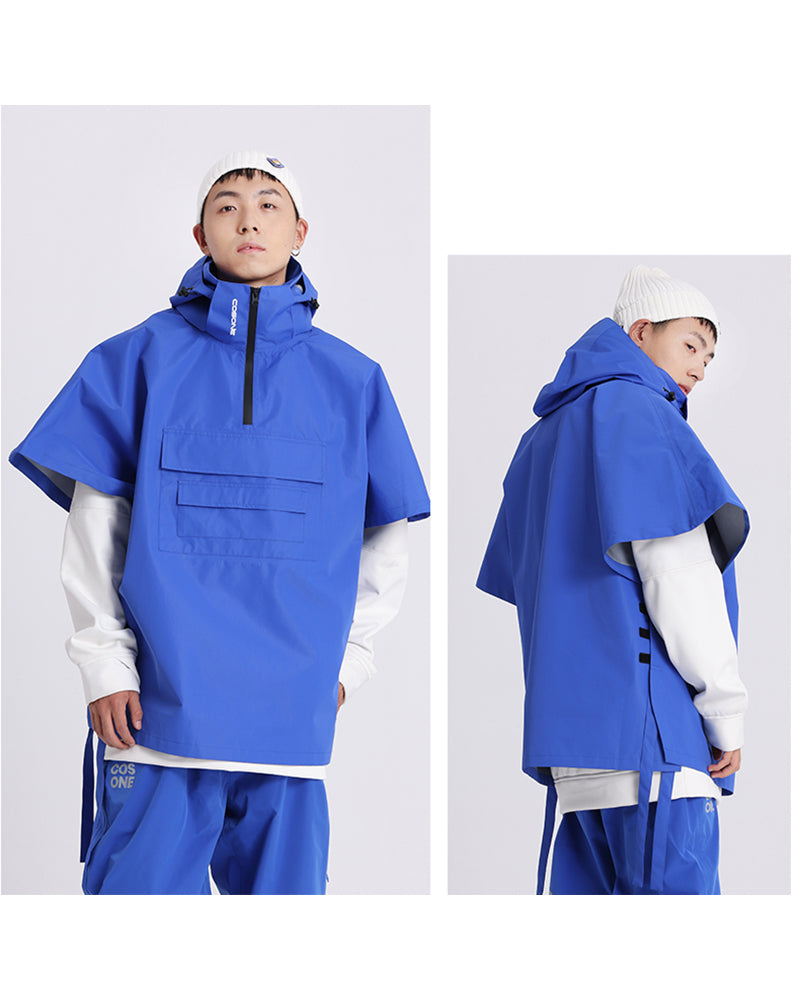 Ski Wear Outdoor Cloak Baggy Ski Jacket -Unisex