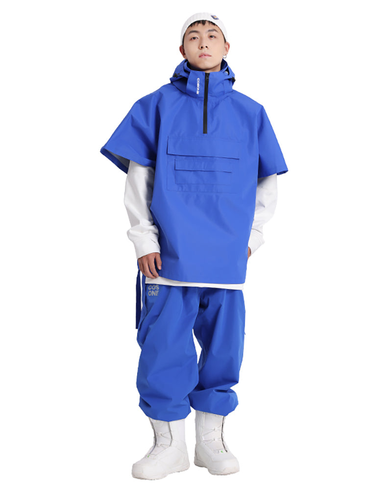 Ski Wear Outdoor Cloak Baggy Ski Jacket -Unisex