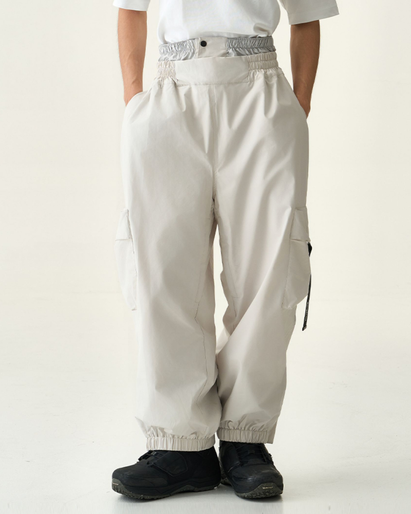 Ski Wear Insulated Unisex Cargo Snow Pants