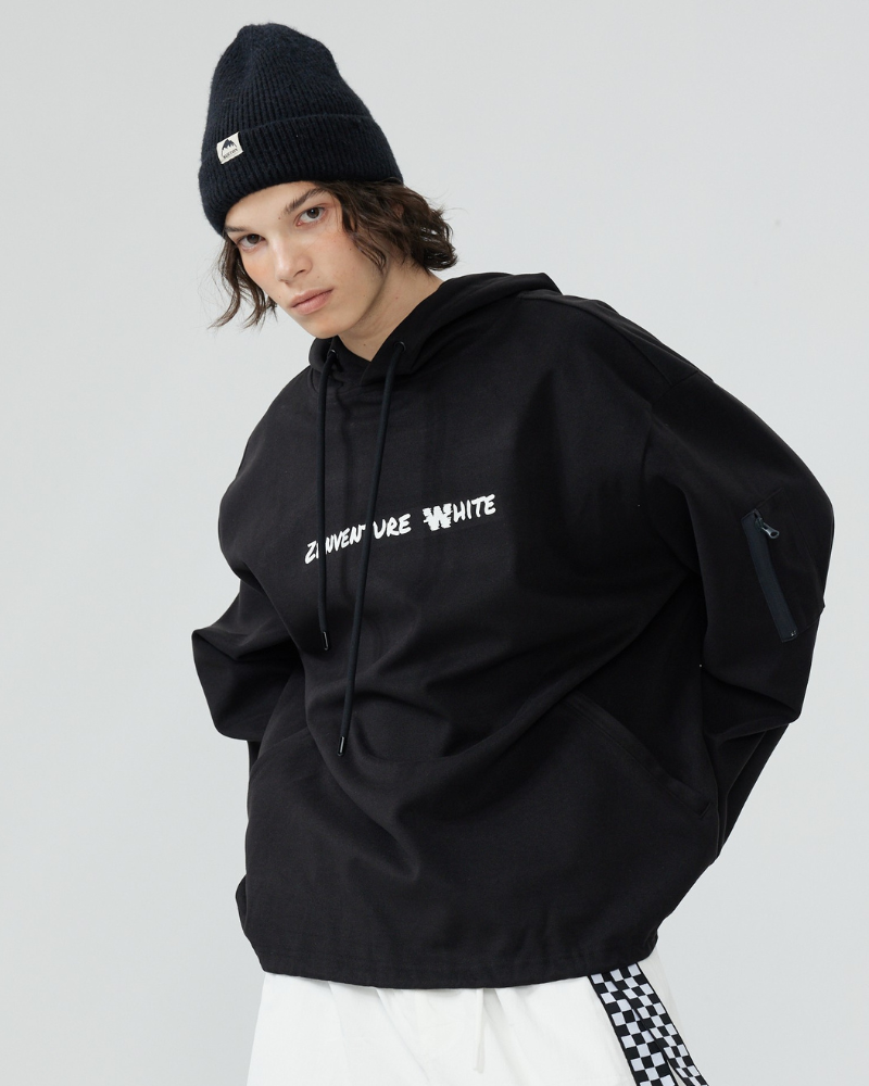 Ski Wear Outdoor Fleece-lined Comfort Hoodie