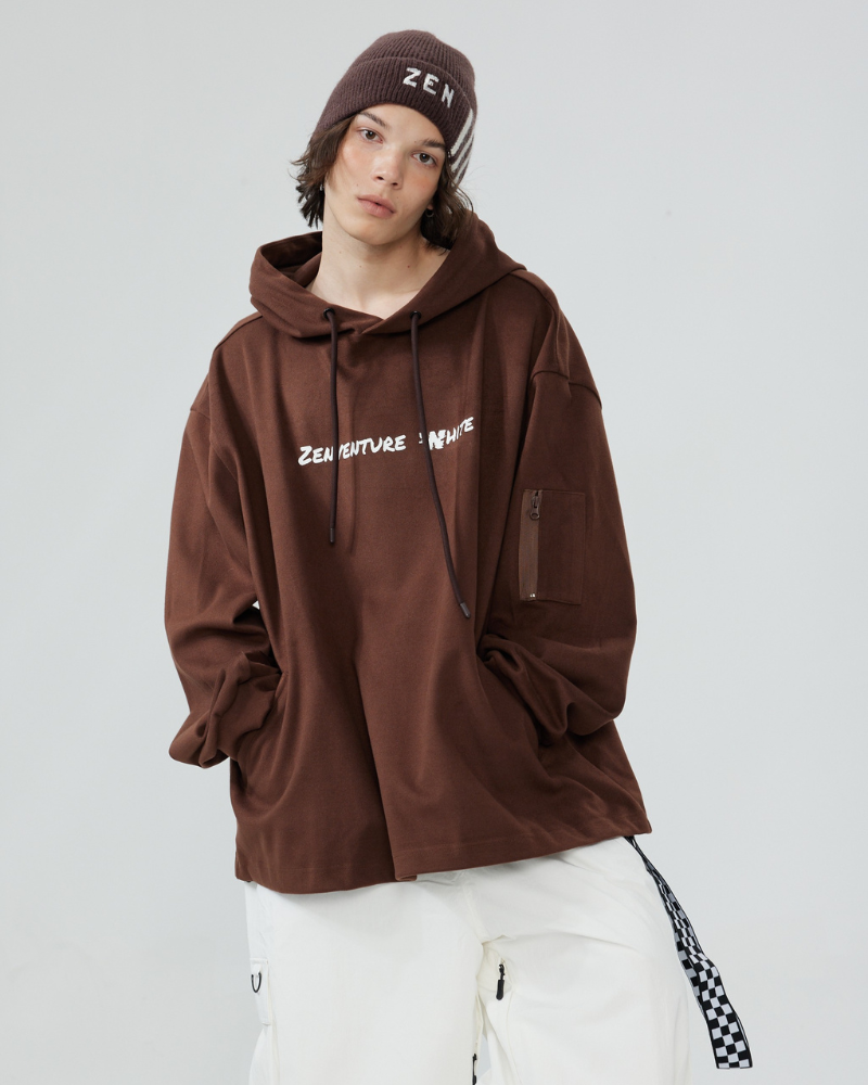 Ski Wear Outdoor Fleece-lined Comfort Hoodie