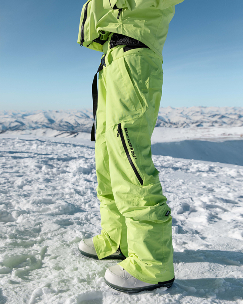 Ski Wear Baggy Unisex Snow Pants