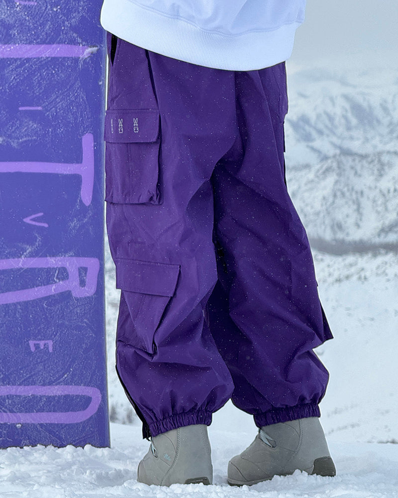 Ski Wear Snow Outfits Unisex Baggy Cargo Snow Pants