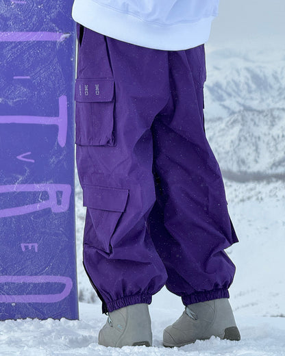 Ski Wear Snow Outfits Baggy Cargo Snow Pants - Unisex