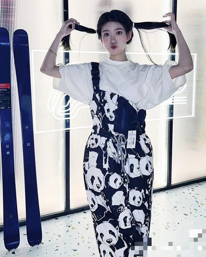 Ski Wear Panda Jacket&amp;Bibs Snow Suit -Unisex (Single Unit Available)