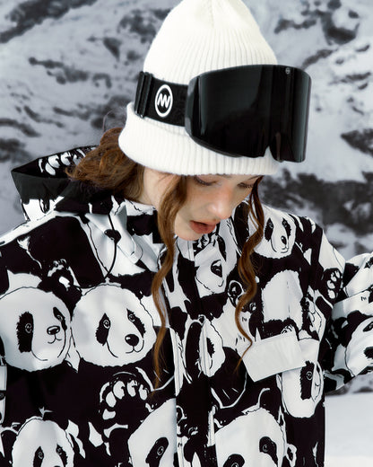 Ski Wear Panda Jacket&amp;Bibs Snow Suit -Unisex (Single Unit Available)