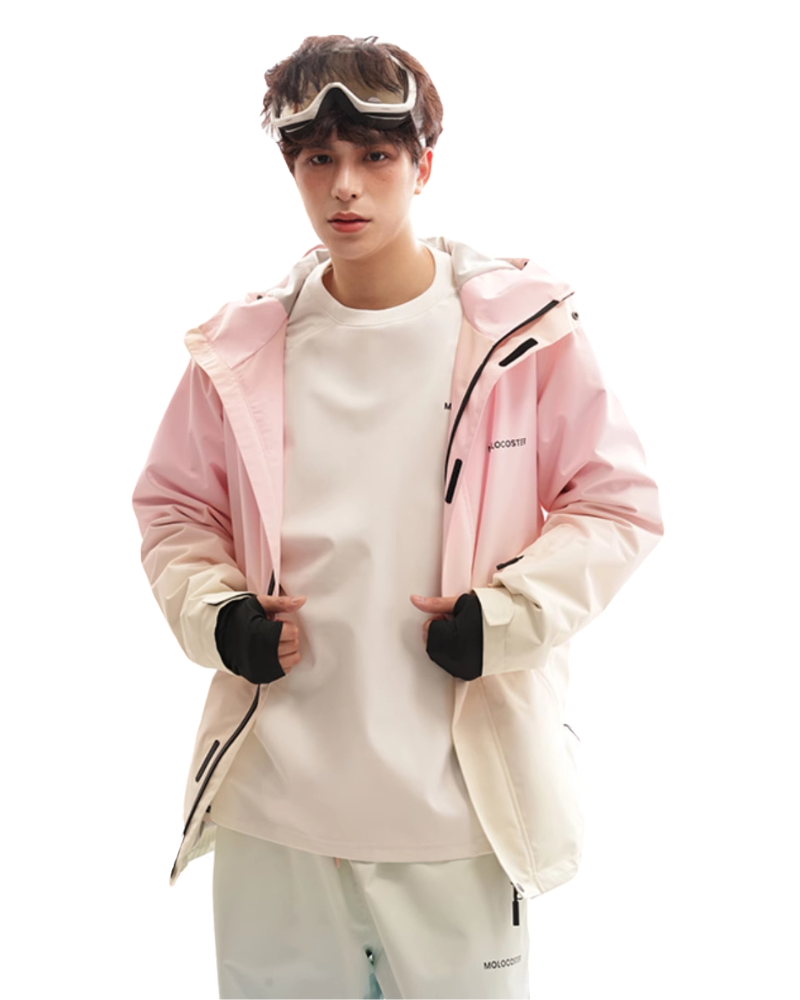 Ski Wear Snow Gear Rainbow Unicorn Snow Suit -Unisex