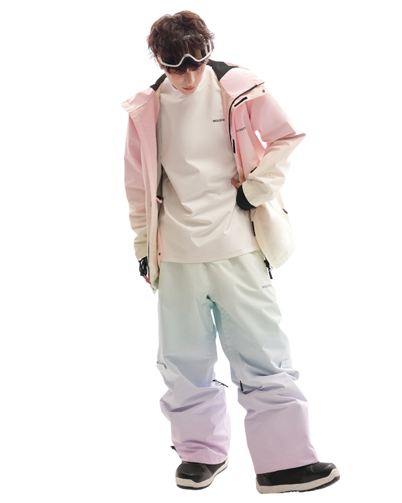 Ski Wear Snow Gear Rainbow Unicorn Snow Suit -Unisex