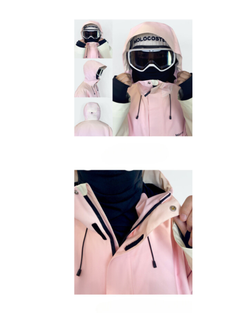 Ski Wear Snow Gear Rainbow Unicorn Snow Suit -Unisex