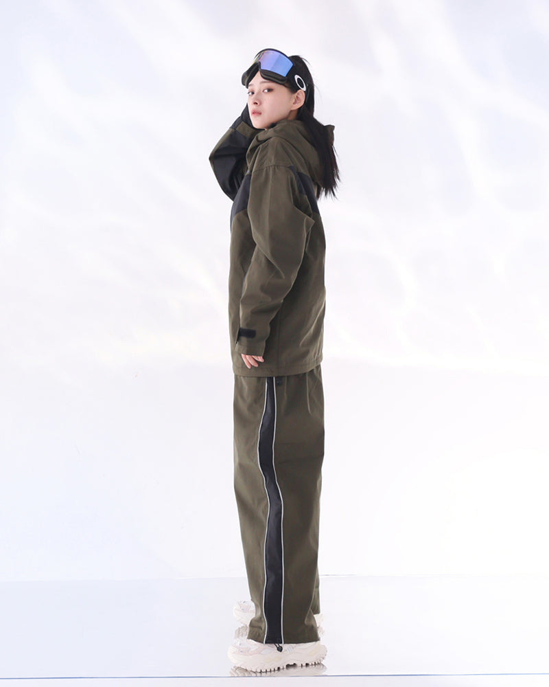 Ski Wear Snow Outfits Unisex Ski Jacket&Pants Suit