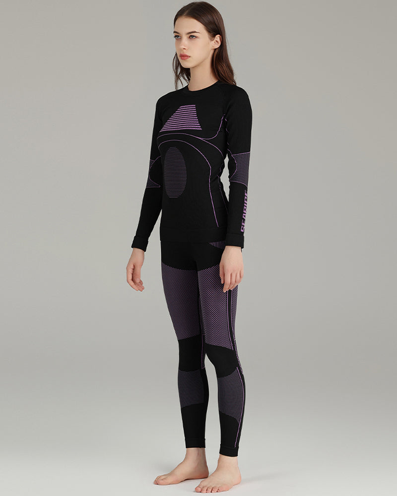 Ski Wear Tight-fitting Quick-drying Clothes Snow Suit - Women&