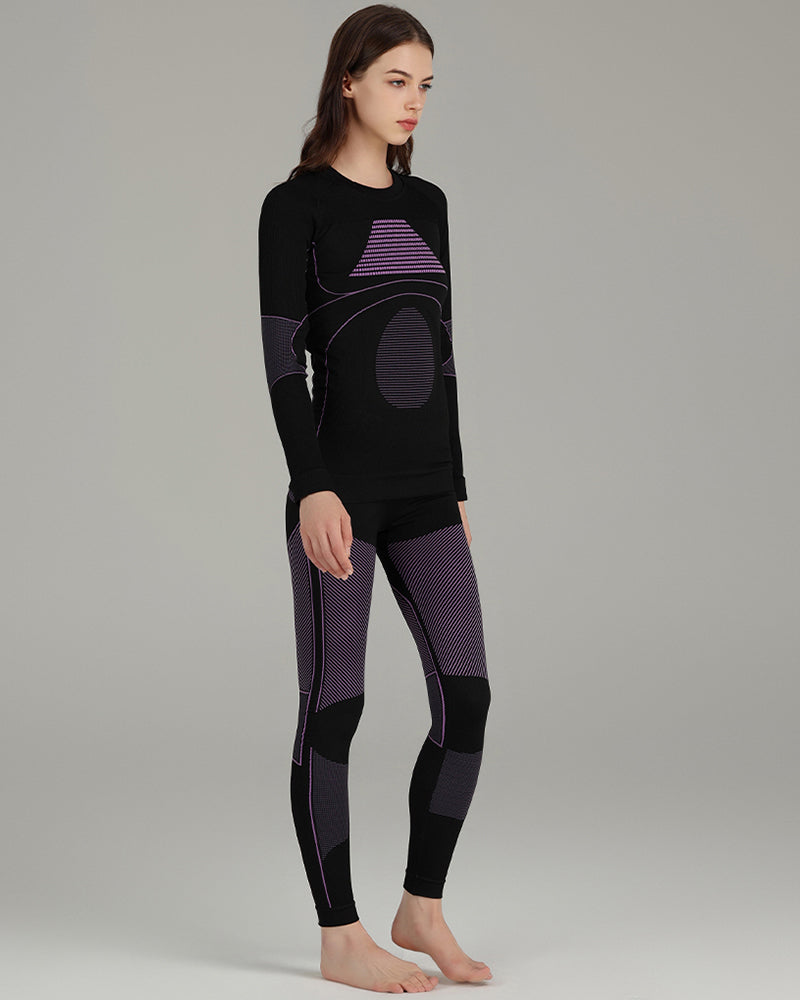 Ski Wear Tight-fitting Quick-drying Clothes Snow Suit - Women&