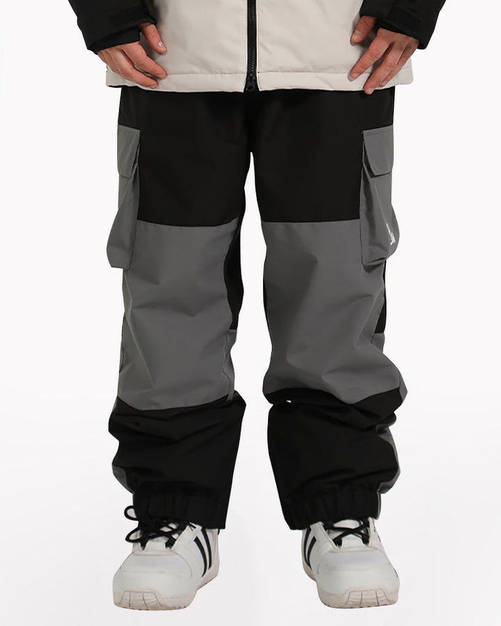 Insulated Pants Snow Pants Heated Pants Mens Ski Wear Patchwork
