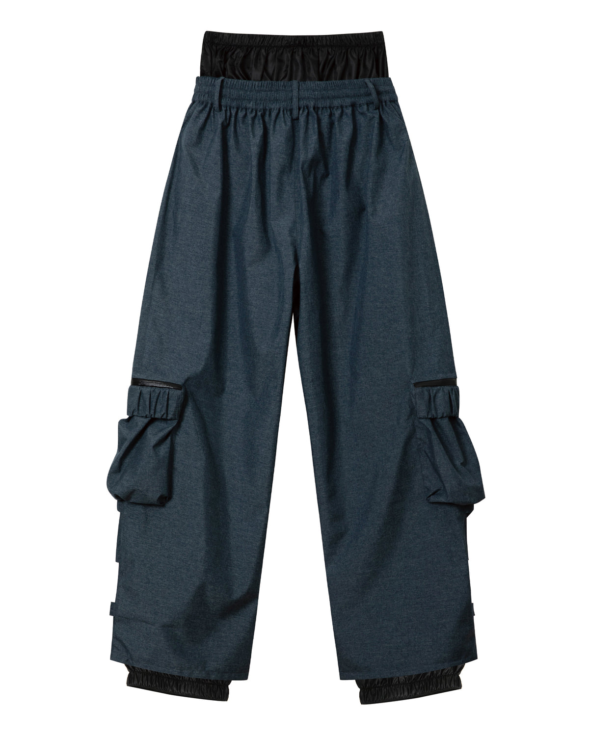 Ski Wear Unisex 3L Waterproof Fleece-Lined Freeride Snow Pants