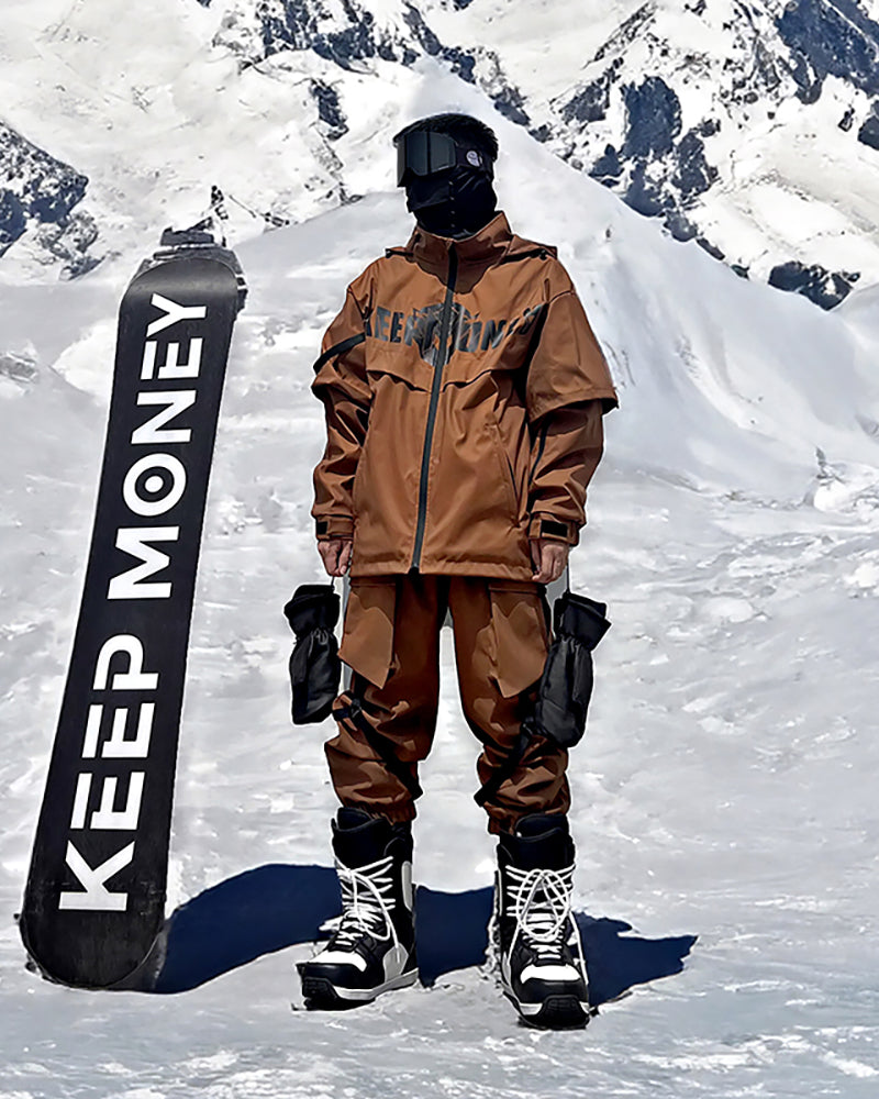 Ski Wear Snow Gear Unisex Snow Jacket&Pants Suit