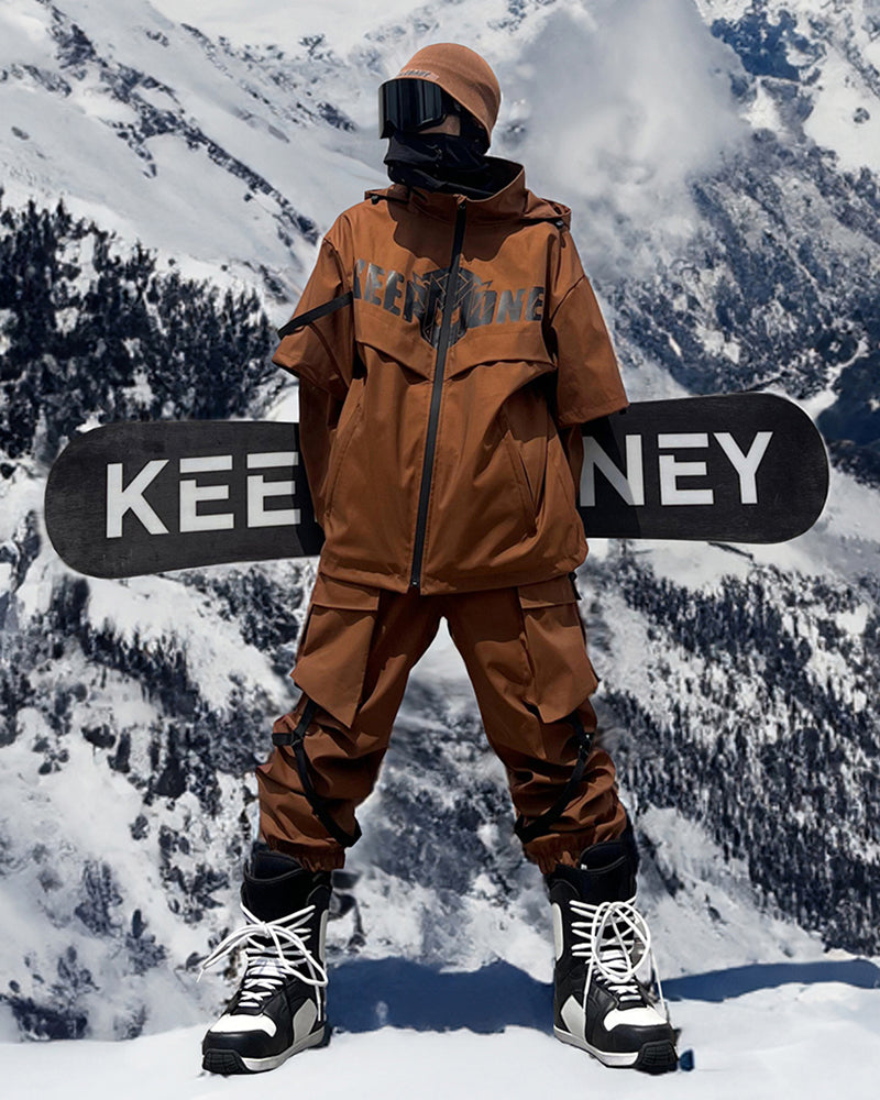 Ski Wear Snow Gear Unisex Snow Jacket&Pants Suit