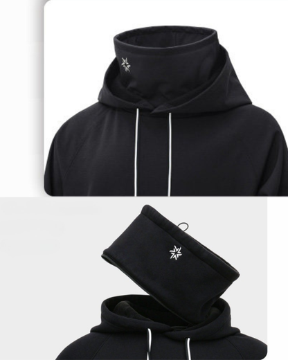Ski Wear Waterproof &amp; Windproof Detachable Pullover Ski Hoodie - Unisex