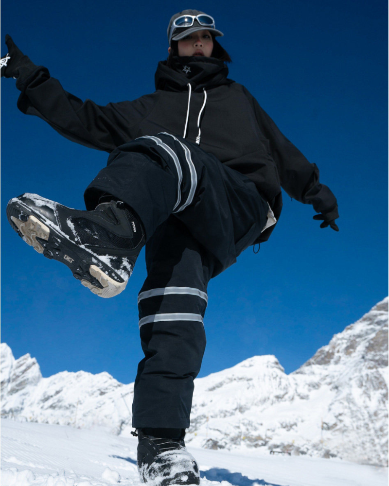 Ski Wear Waterproof &amp; Windproof Detachable Pullover Ski Hoodie - Unisex