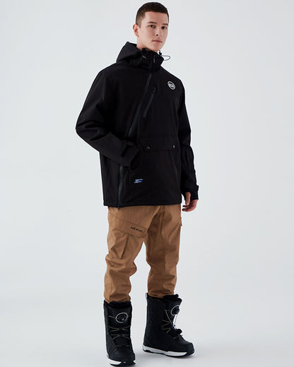 Ski Wear Diagonal Zipper Windproof Ski Jacket -Unisex