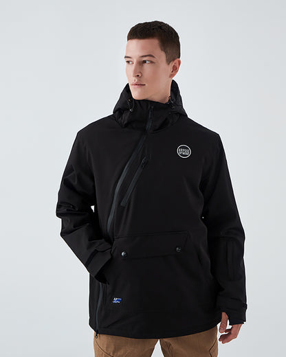 Ski Wear Diagonal Zipper Windproof Ski Jacket -Unisex