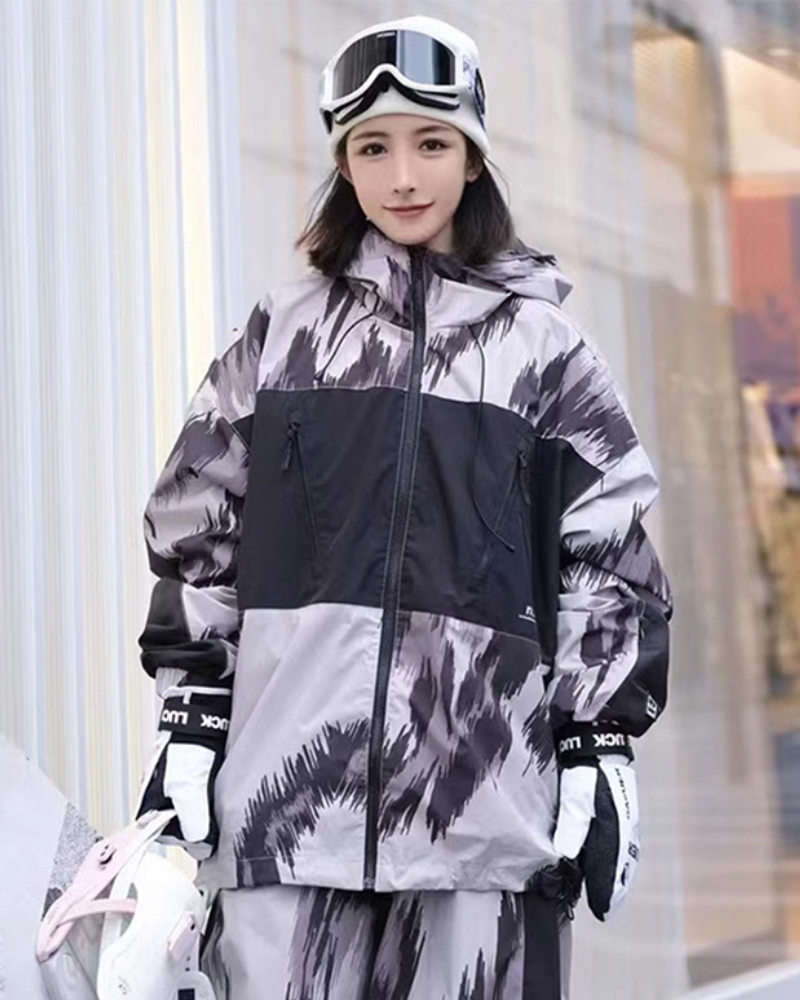 Ski Wear Colorful Unisex Snow Jacket&Pants Suit