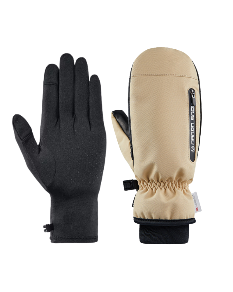 Ski Wear Snowboard Waterproof Dual-Layer Ski Gloves