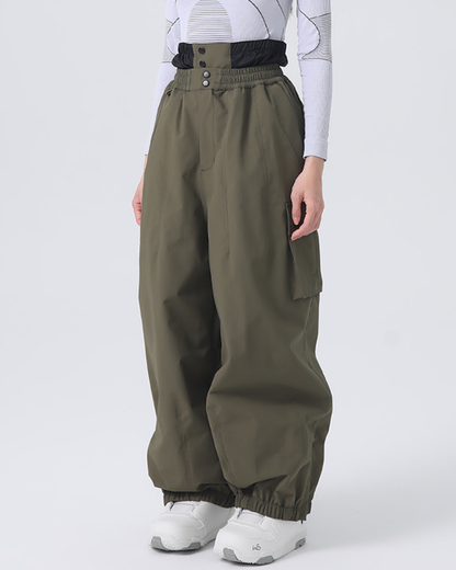 Ski Wear Snowboard Cargo Baggy Snow Pants - Unisex