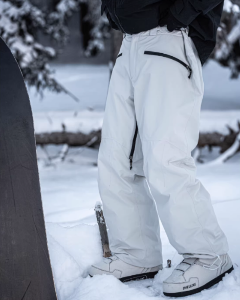 Ski Wear Fleece-lined Waterproof Snow Pants -Unisex