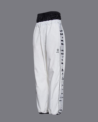 Ski Wear Music Warm Waterproof White Ski Suit -Unisex (Single Unit Available)