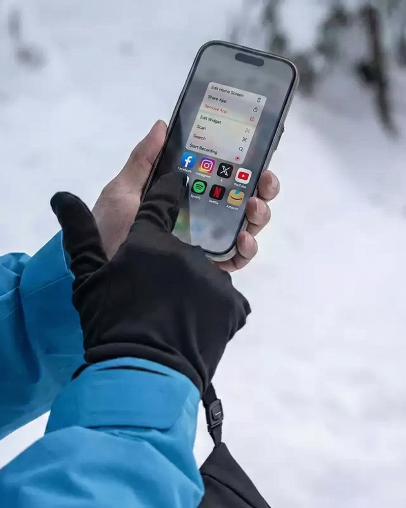 Ski Wear Professional Fleece-lined Ski Gloves