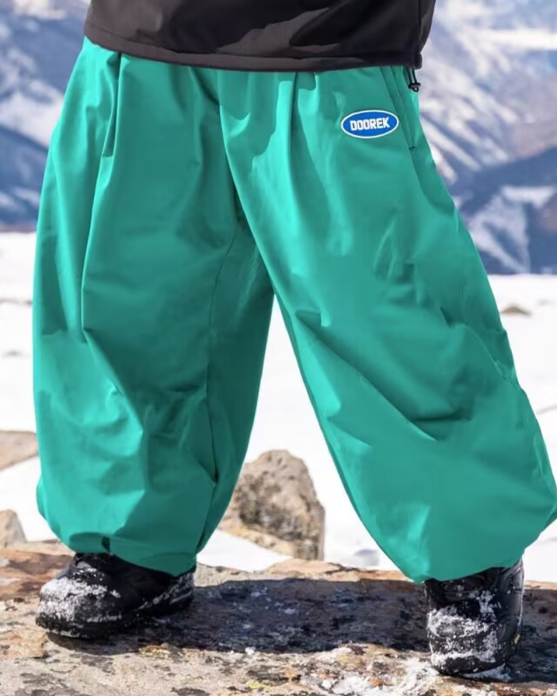 Ski Wear Snowboard Gear Super Baggy Snow Pants -Unisex