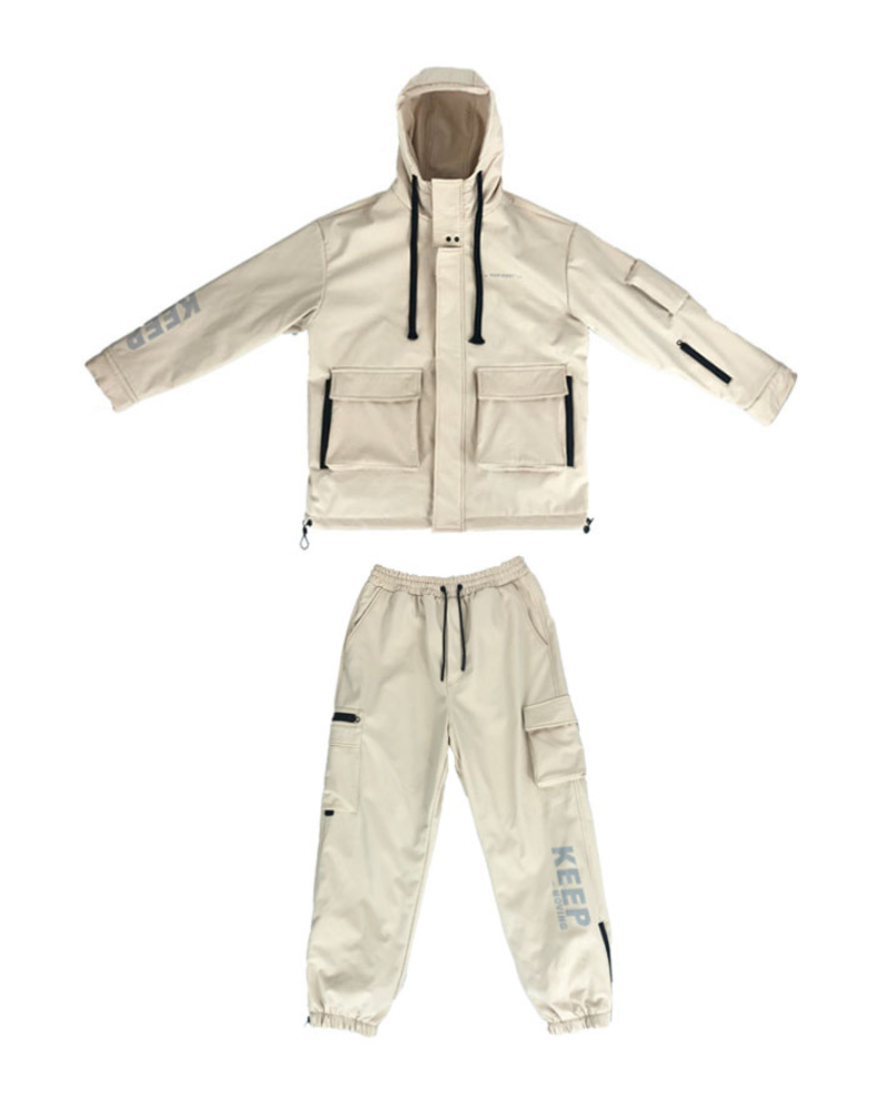 Ski Wear Snowboard Gear Cargo Jacket&amp;Pants Snow Suit - Women&