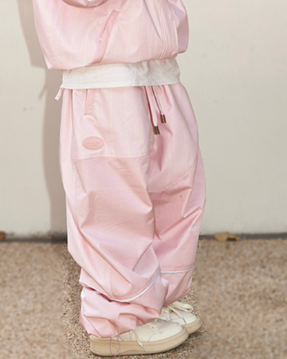 Ski Wear Snowboard Pink Snow Jacket&amp;Pants Suit - Women&