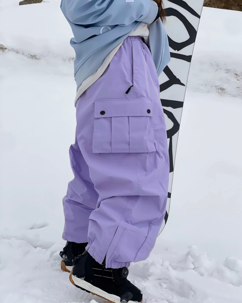 Ski Wear Snowboard Cargo Baggy Snow Pants - Unisex