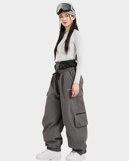 Ski Wear Snowboard Waterproof Cargo Snow Pants -Unisex
