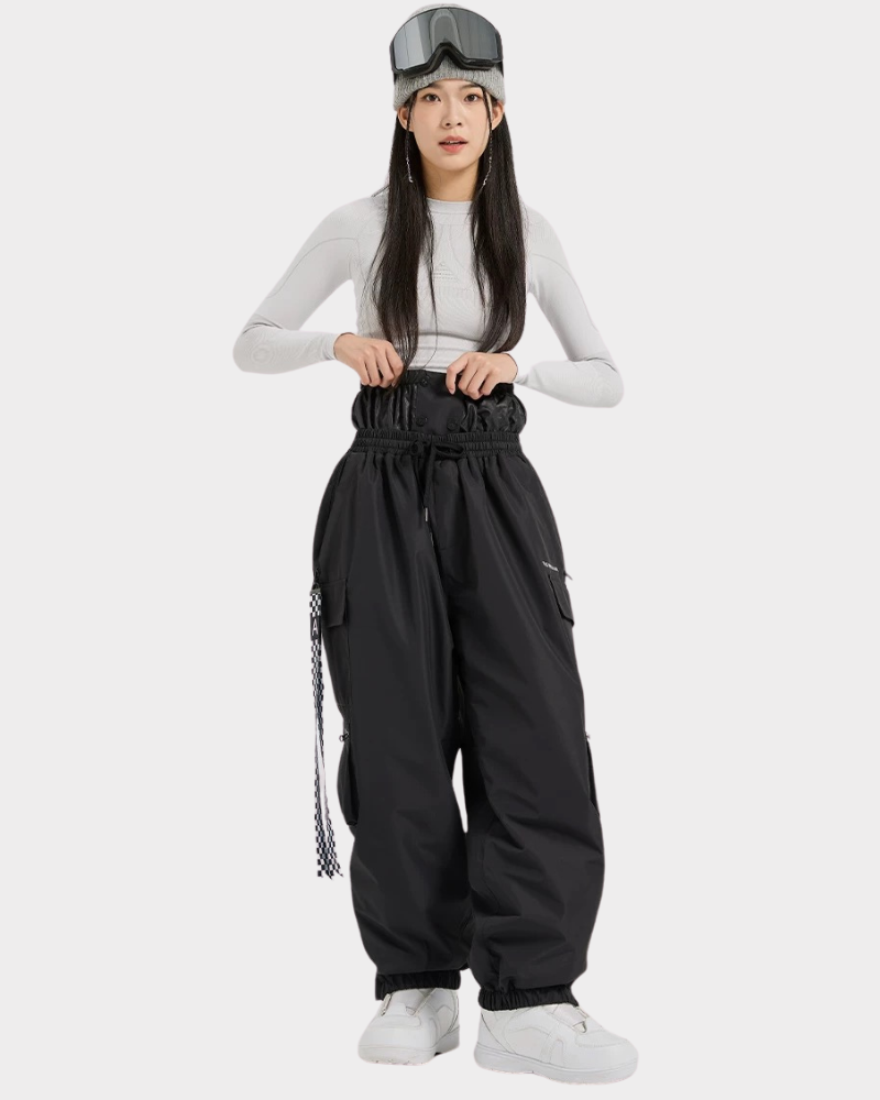 Ski Wear Snowboard Waterproof Cargo Snow Pants -Unisex
